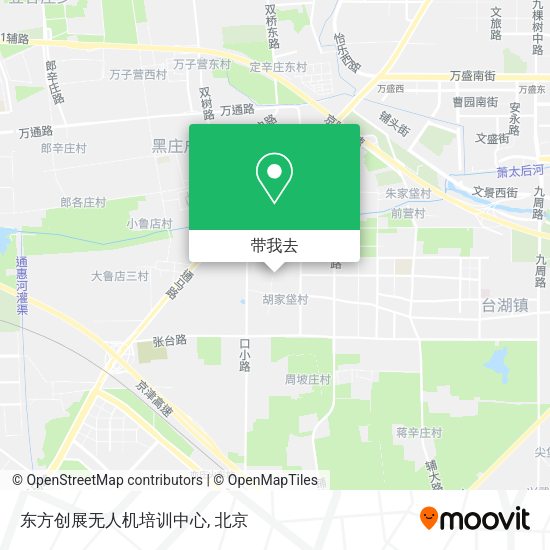 东方创展无人机培训中心地图