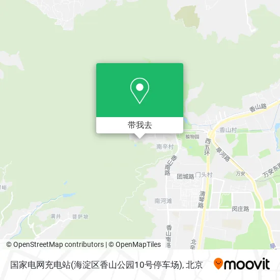 国家电网充电站(海淀区香山公园10号停车场)地图