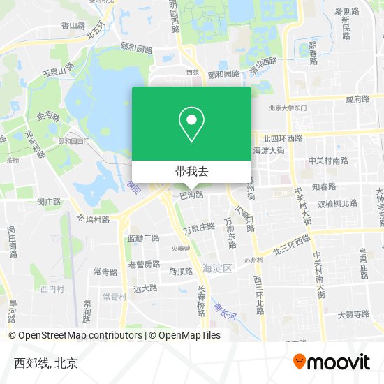 西郊线地图