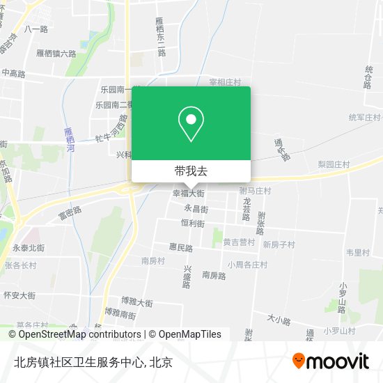 北房镇社区卫生服务中心地图