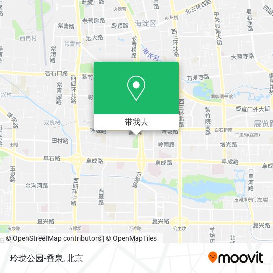 玲珑公园-叠泉地图