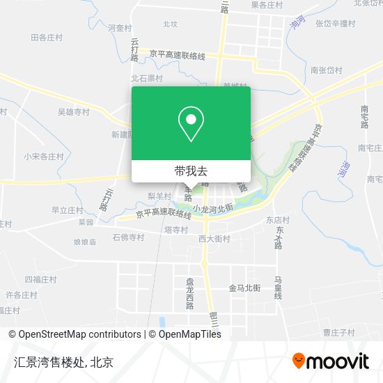 汇景湾售楼处地图