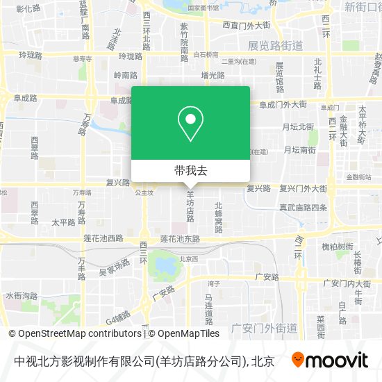 中视北方影视制作有限公司(羊坊店路分公司)地图