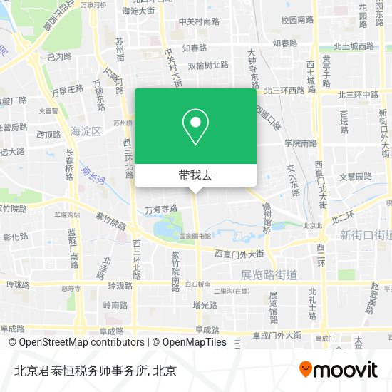 北京君泰恒税务师事务所地图