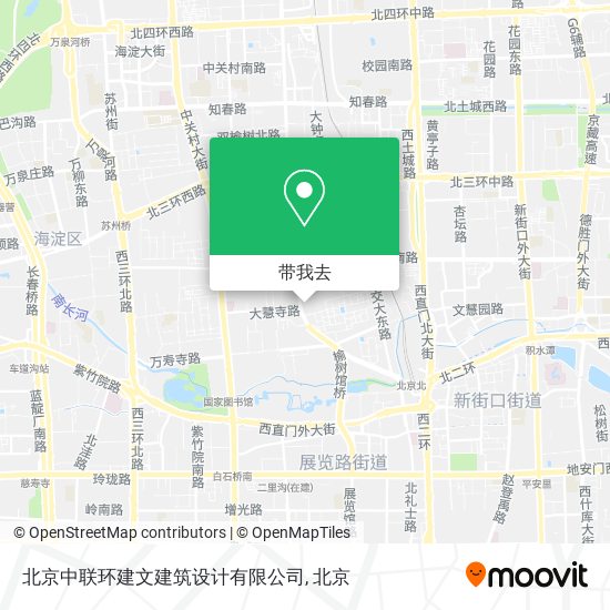 北京中联环建文建筑设计有限公司地图