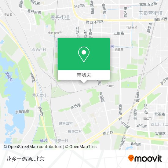花乡一鸡场地图