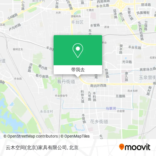 云木空间(北京)家具有限公司地图