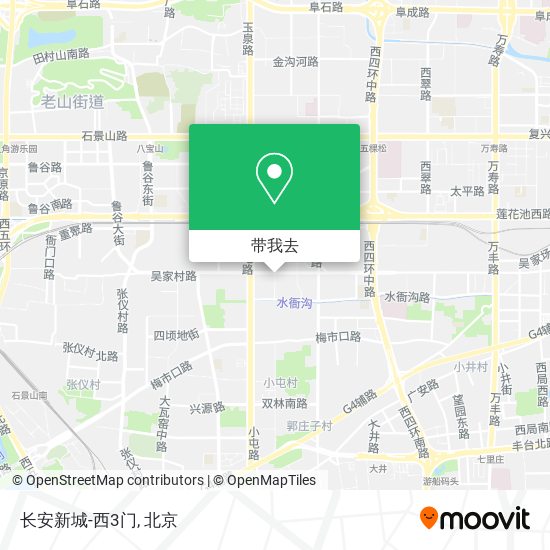 长安新城-西3门地图