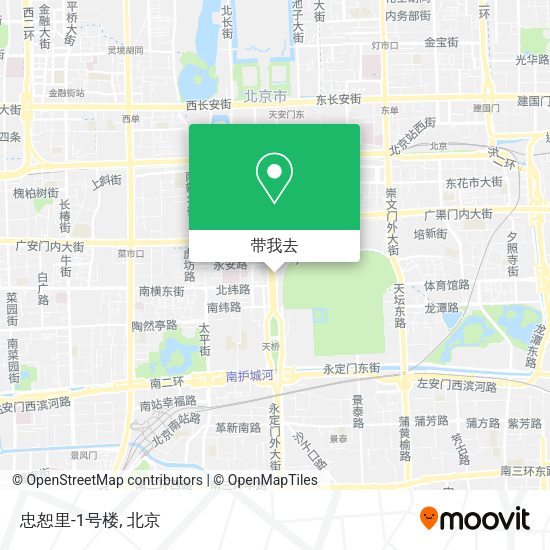 忠恕里-1号楼地图