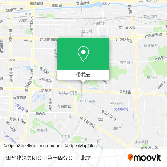 田华建筑集团公司第十四分公司地图