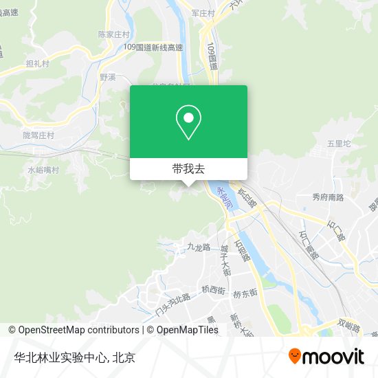 华北林业实验中心地图