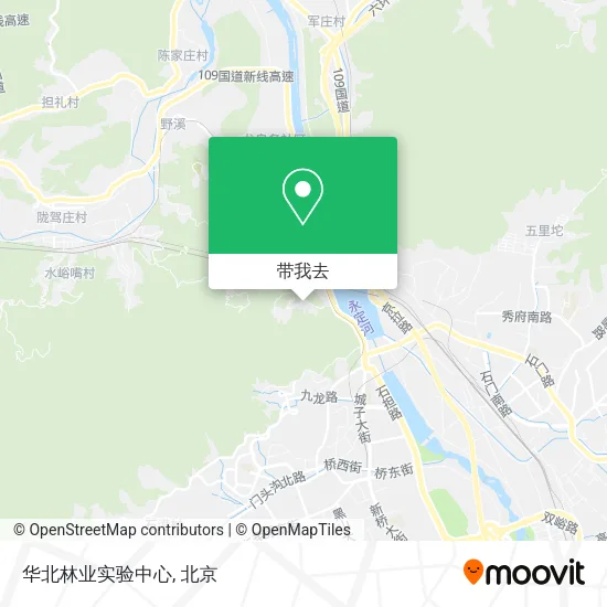 华北林业实验中心地图
