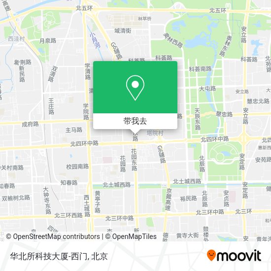 华北所科技大厦-西门地图