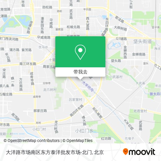 大洋路市场南区东方泰洋批发市场-北门地图