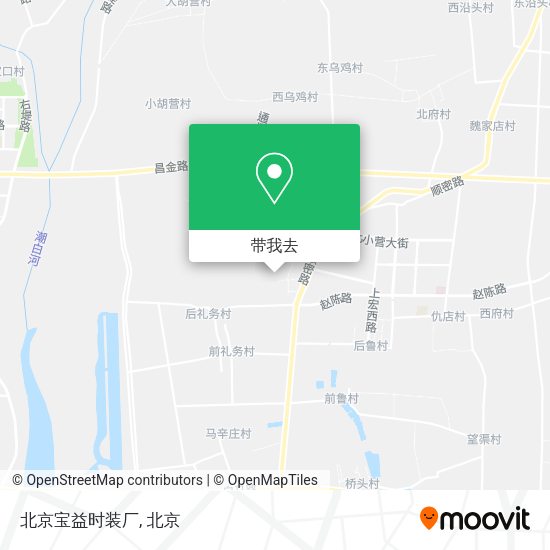 北京宝益时装厂地图