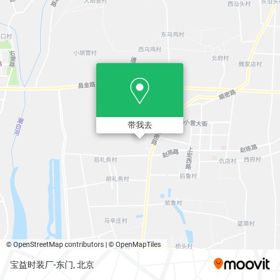 宝益时装厂-东门地图