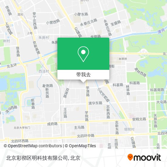 北京彩彻区明科技有限公司地图