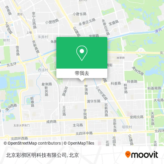 北京彩彻区明科技有限公司地图