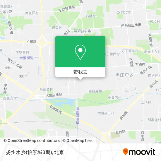 扬州水乡(怡景城3期)地图