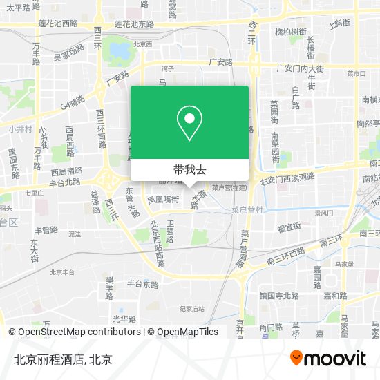 北京丽程酒店地图