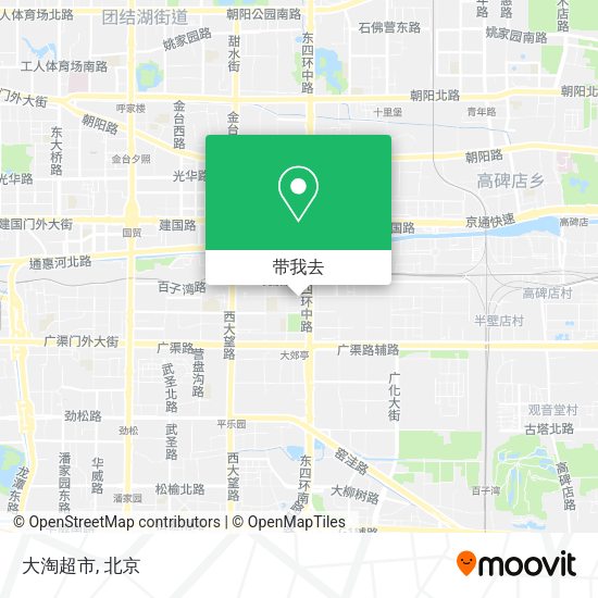 大淘超市地图