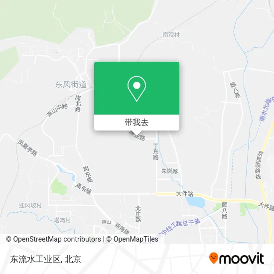 东流水工业区地图