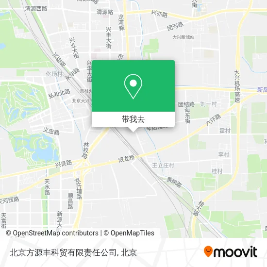北京方源丰科贸有限责任公司地图