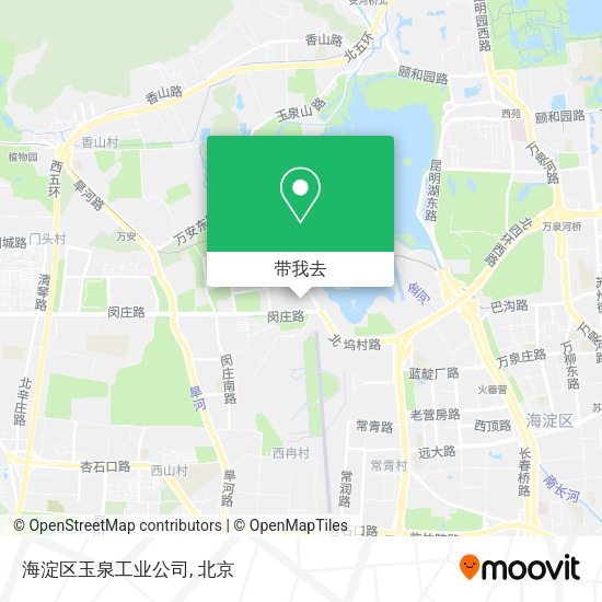 海淀区玉泉工业公司地图
