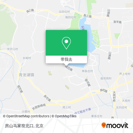 房山马家坟北口地图