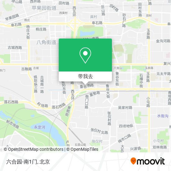 六合园-南1门地图