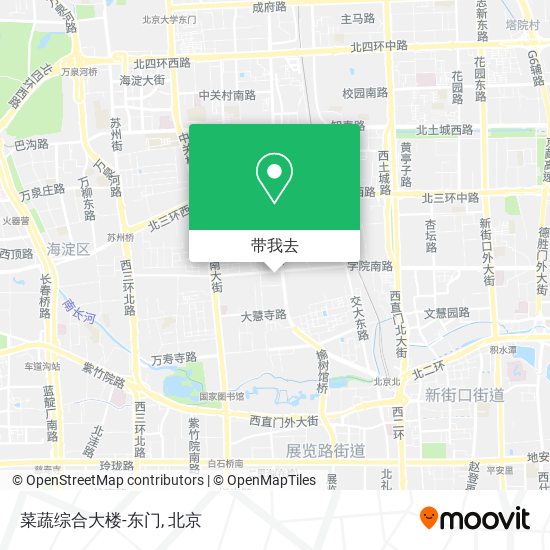 菜蔬综合大楼-东门地图