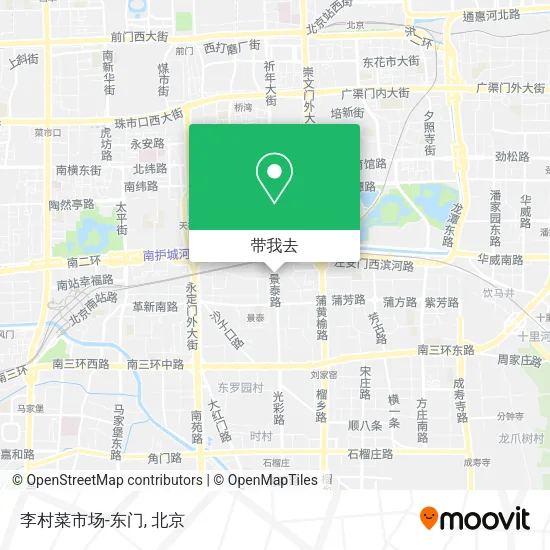 李村菜市场-东门地图