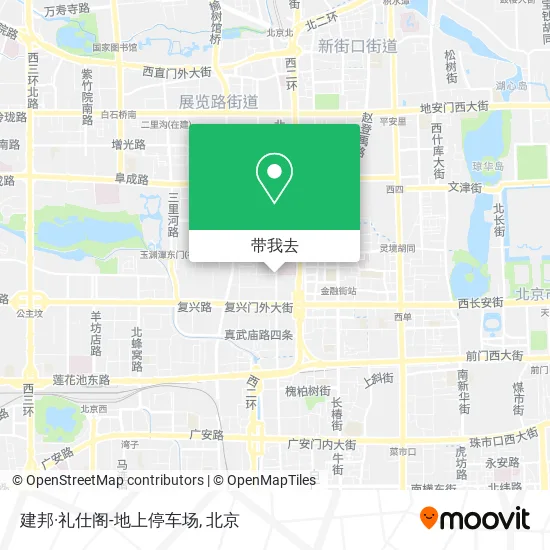 建邦·礼仕阁-地上停车场地图