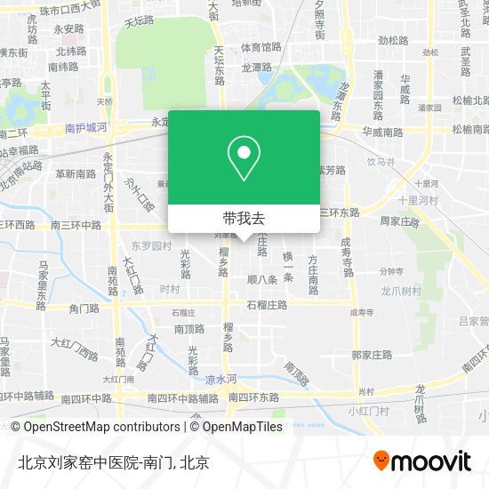 北京刘家窑中医院-南门地图