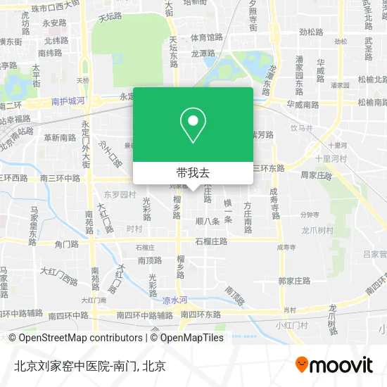 北京刘家窑中医院-南门地图