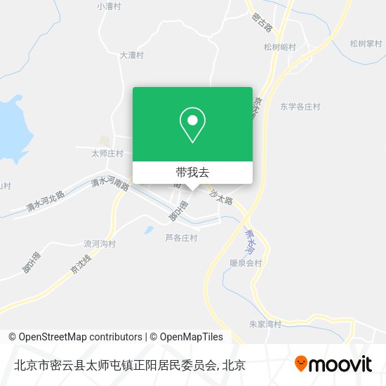 北京市密云县太师屯镇正阳居民委员会地图