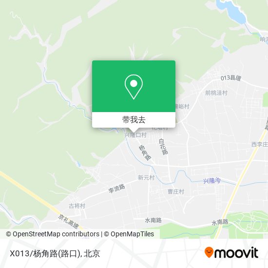 X013/杨角路(路口)地图