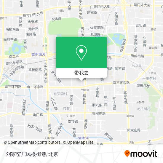 刘家窑居民楼街巷地图