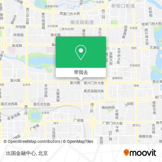 出国金融中心地图