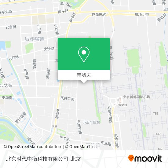 北京时代中衡科技有限公司地图