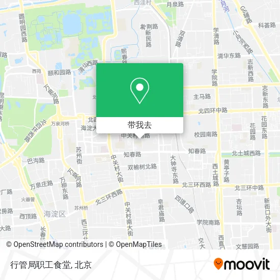 行管局职工食堂地图