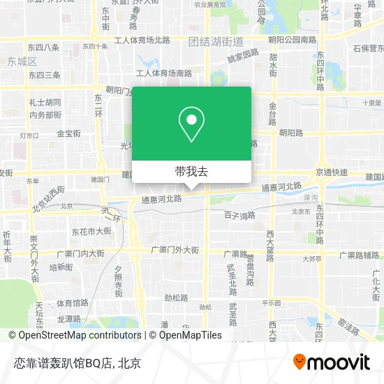 恋靠谱轰趴馆BQ店地图