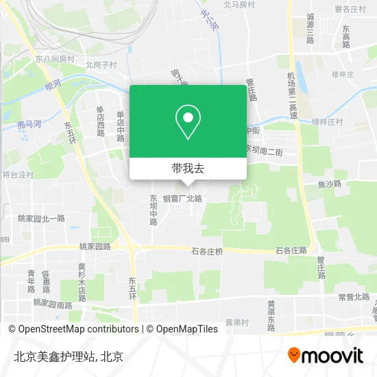 北京美鑫护理站地图