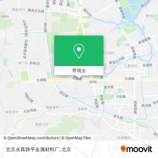 北京永真静平金属材料厂地图
