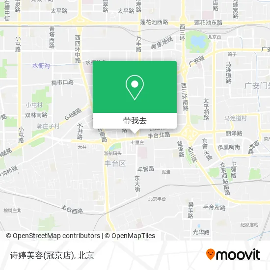 诗婷美容(冠京店)地图