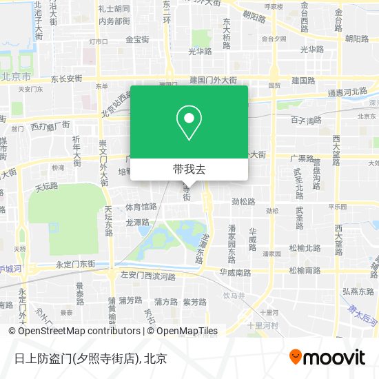 日上防盗门(夕照寺街店)地图