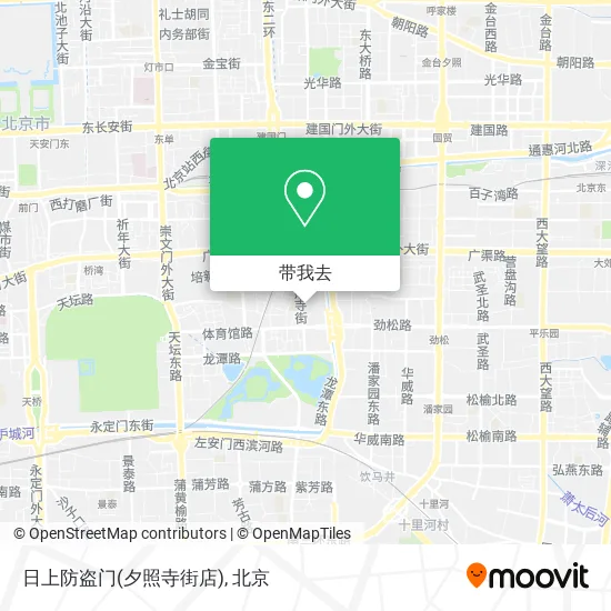 日上防盗门(夕照寺街店)地图