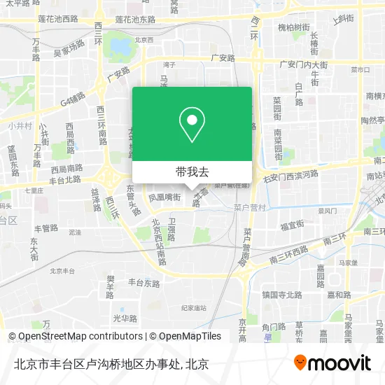 北京市丰台区卢沟桥地区办事处地图