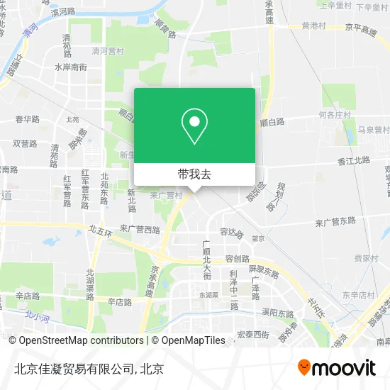 北京佳凝贸易有限公司地图