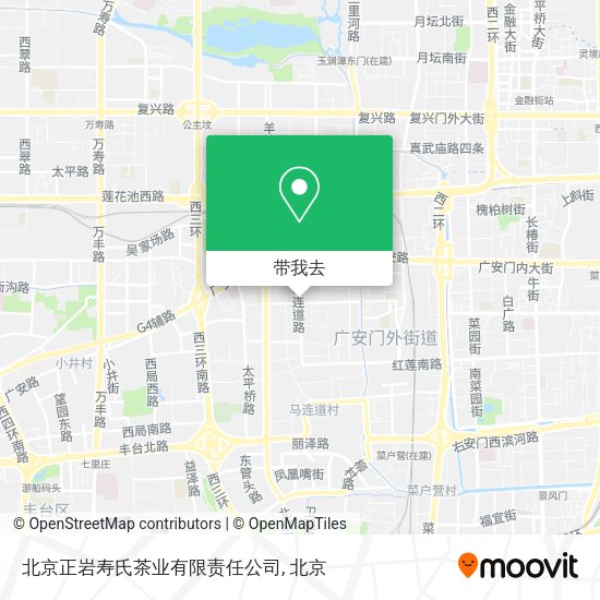 北京正岩寿氏茶业有限责任公司地图